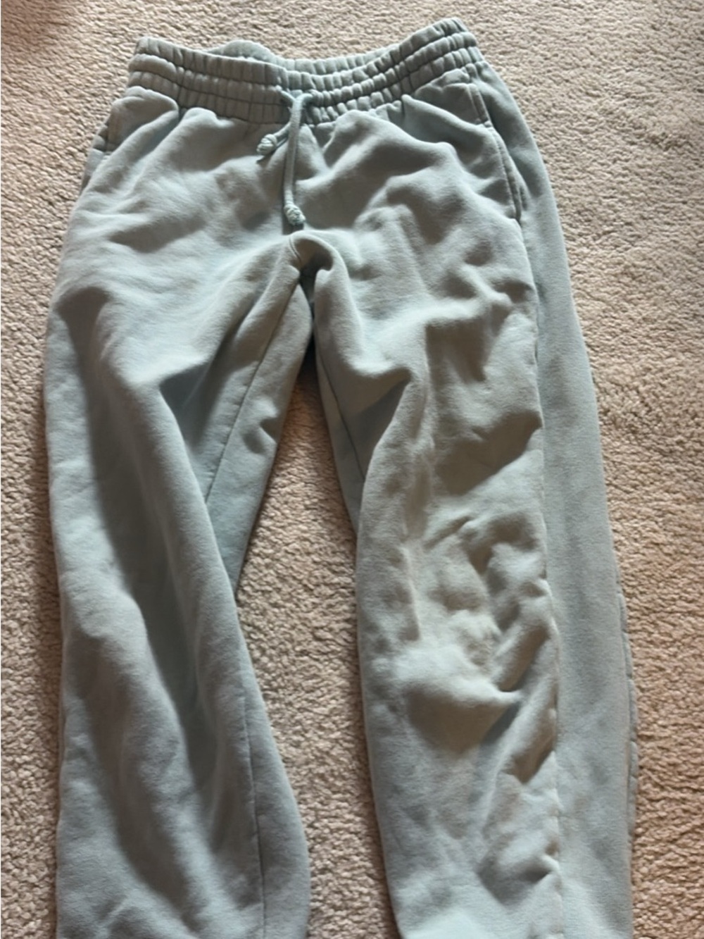 Aritzia Women's Sage Green Drawstring Joggers